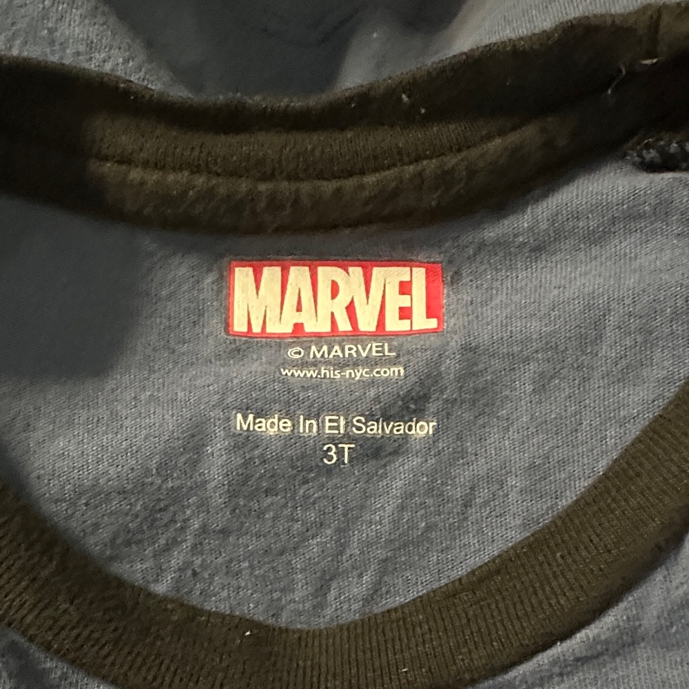 Marvel Black Panther Kids Tee - Navy & Black - Picture 3 of 3